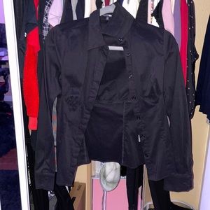 black button up